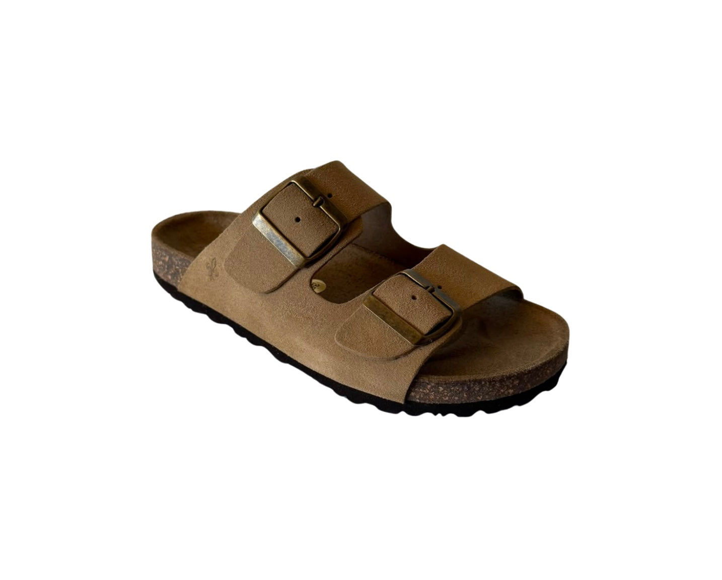 Chinelo de fivela Beje
