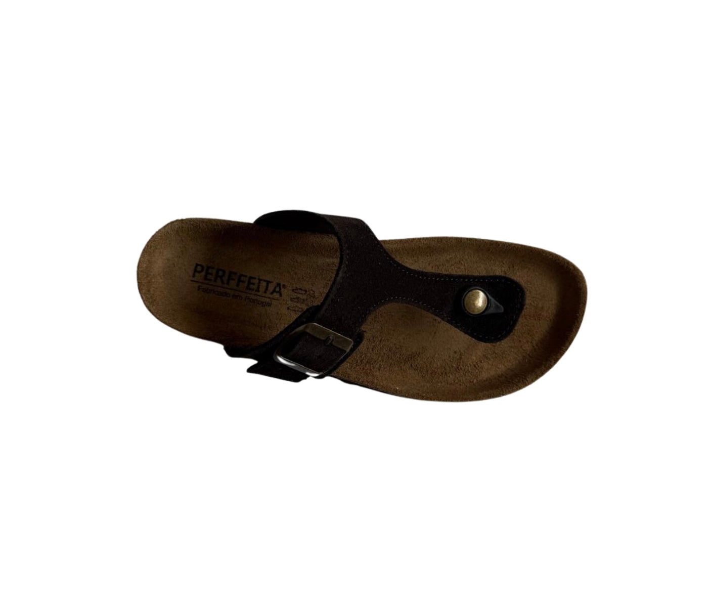 Chinelo de dedo Castanho Escuro