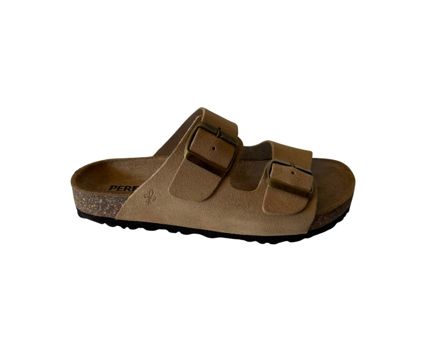 Chinelo de fivela Beje