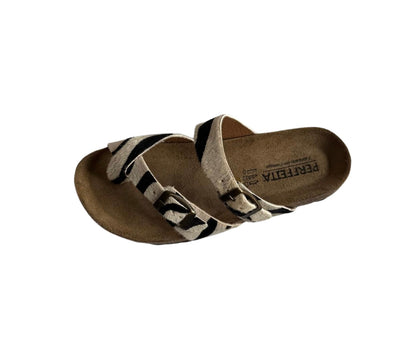 Chinelos de dedo Pelo Zebra