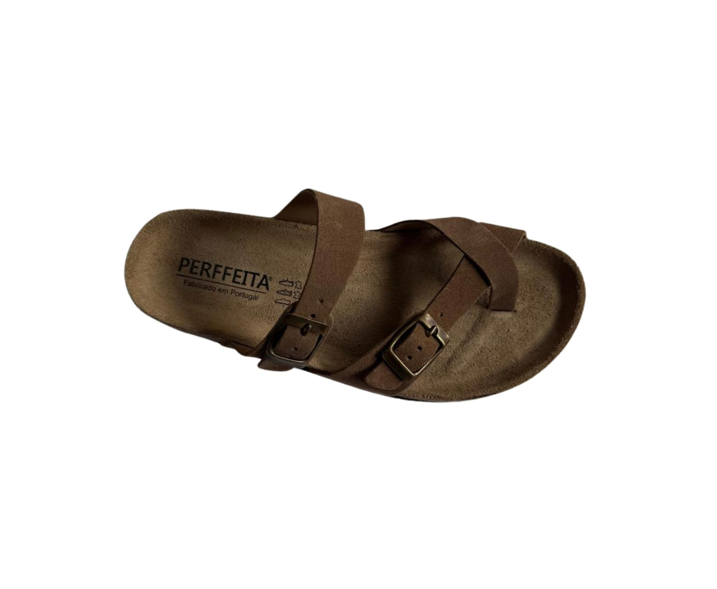 Chinelo de dedo Taupe